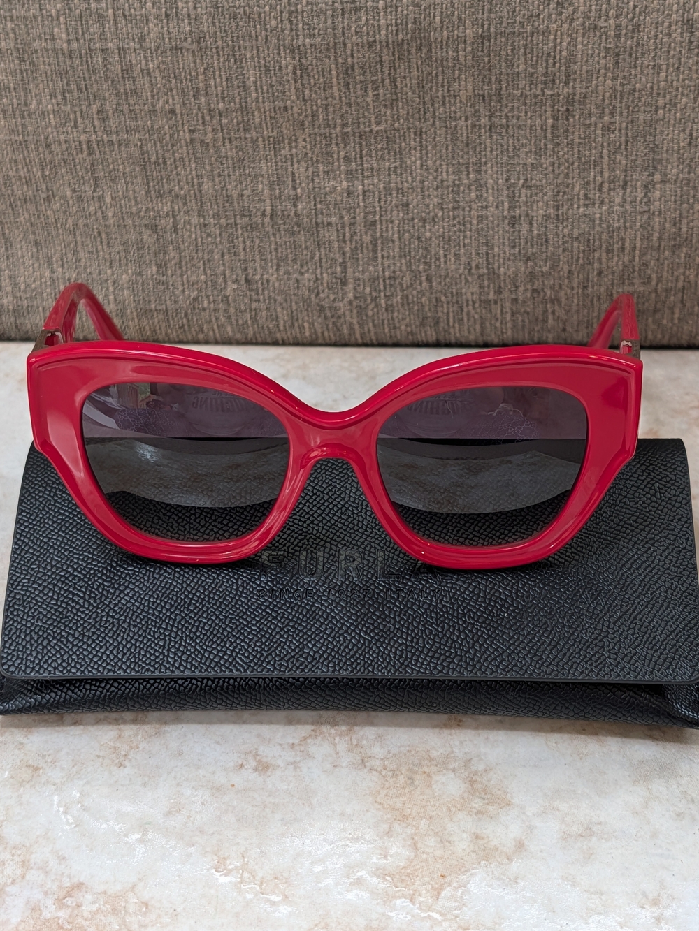 Furla Red Sunglasses SFU596 New
